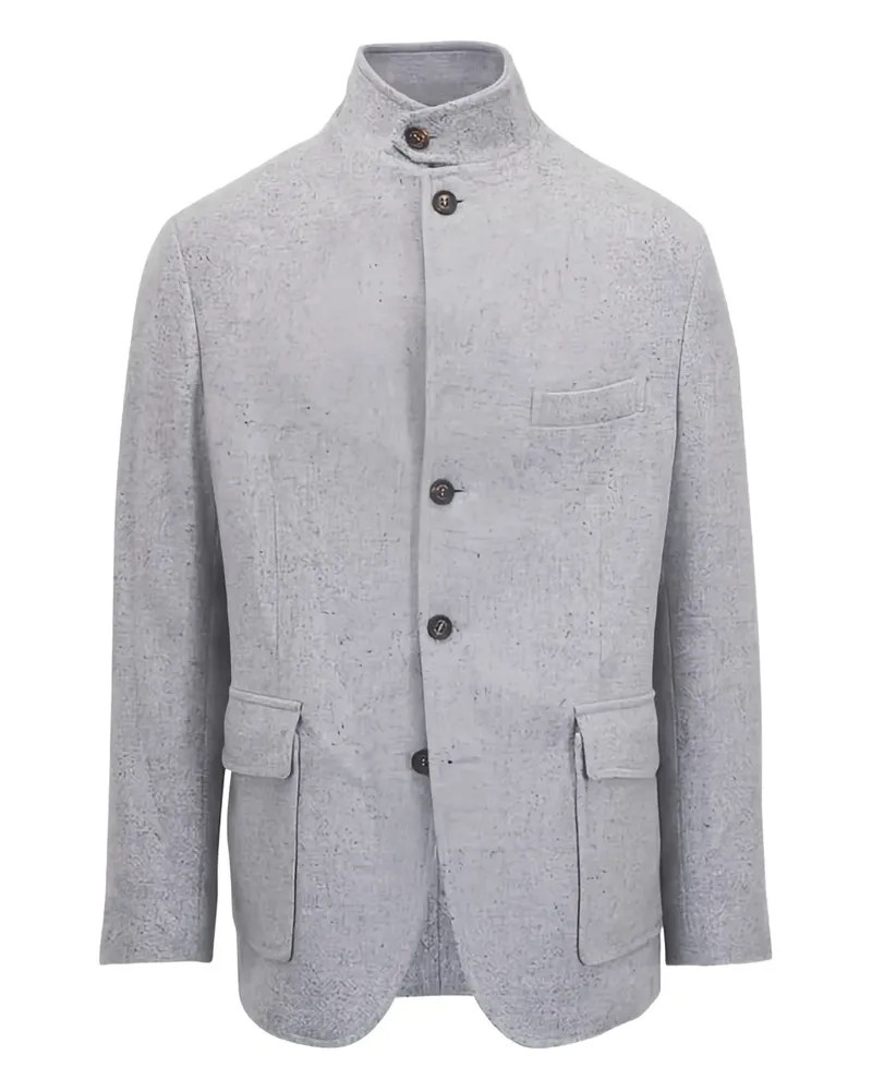 Eleventy Sakko mit aufgesetzter Tasche - Grau Grau