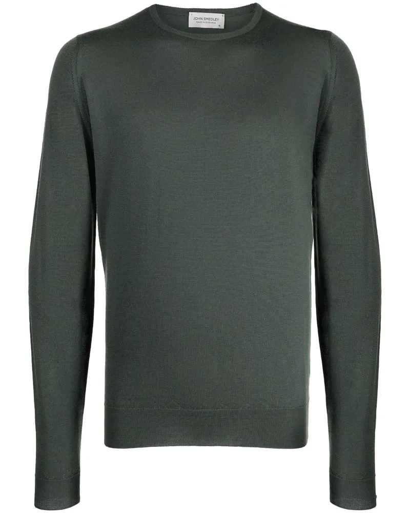 John Smedley Lundy Sweatshirt mit Rundhalsausschnitt - Grün Grün