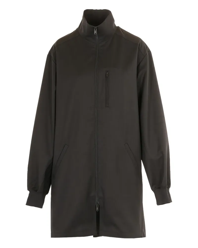 Y-3 Mantel mit drei Streifen - Schwarz Schwarz