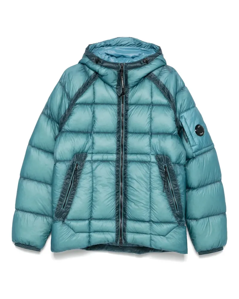 C.P. Company Kapuzenjacke mit Linsen-Detail - Blau Blau