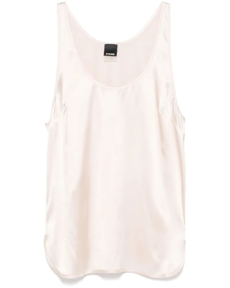 Pinko Top in Satinoptik - Rosa Rosa