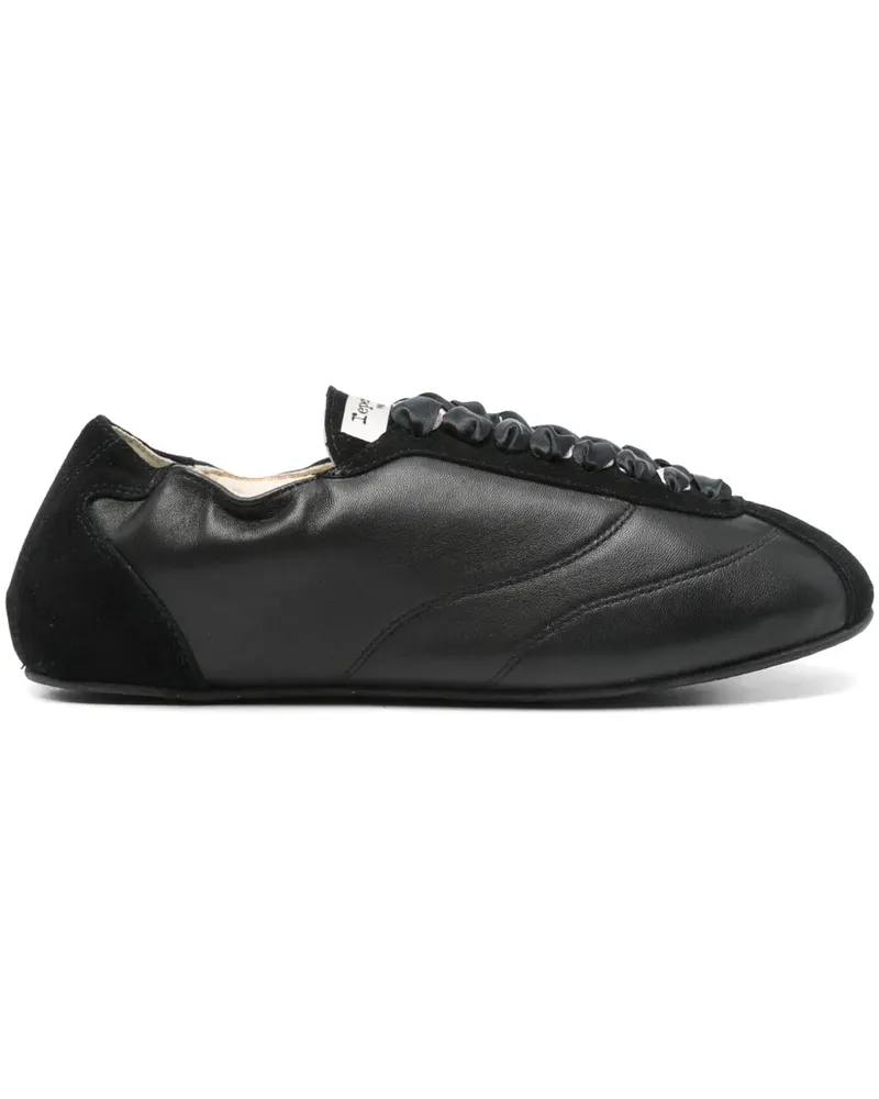 Repetto Silk Tennis Sneakers - Schwarz Schwarz