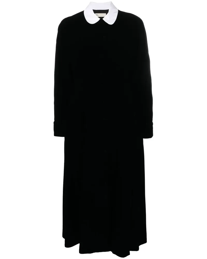 Tory Burch Kleid mit Bubikragen - Schwarz Schwarz