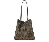 Mittelgroße Origami Handtasche - Braun