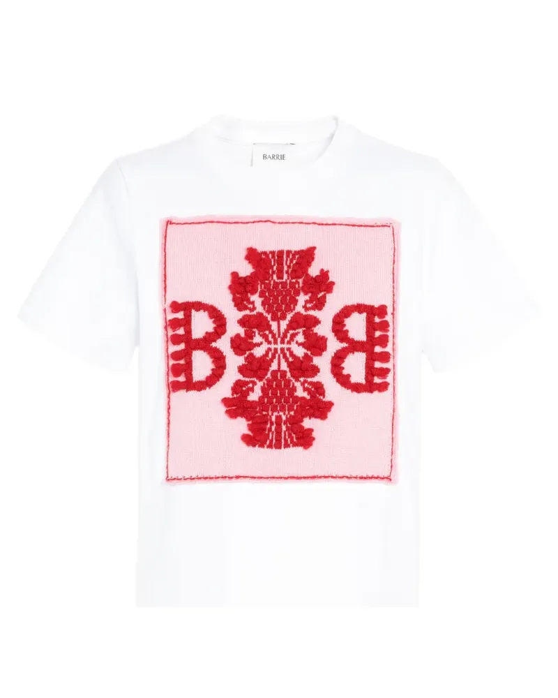 Barrie T-Shirt aus Kaschmir - Weiß Weiß
