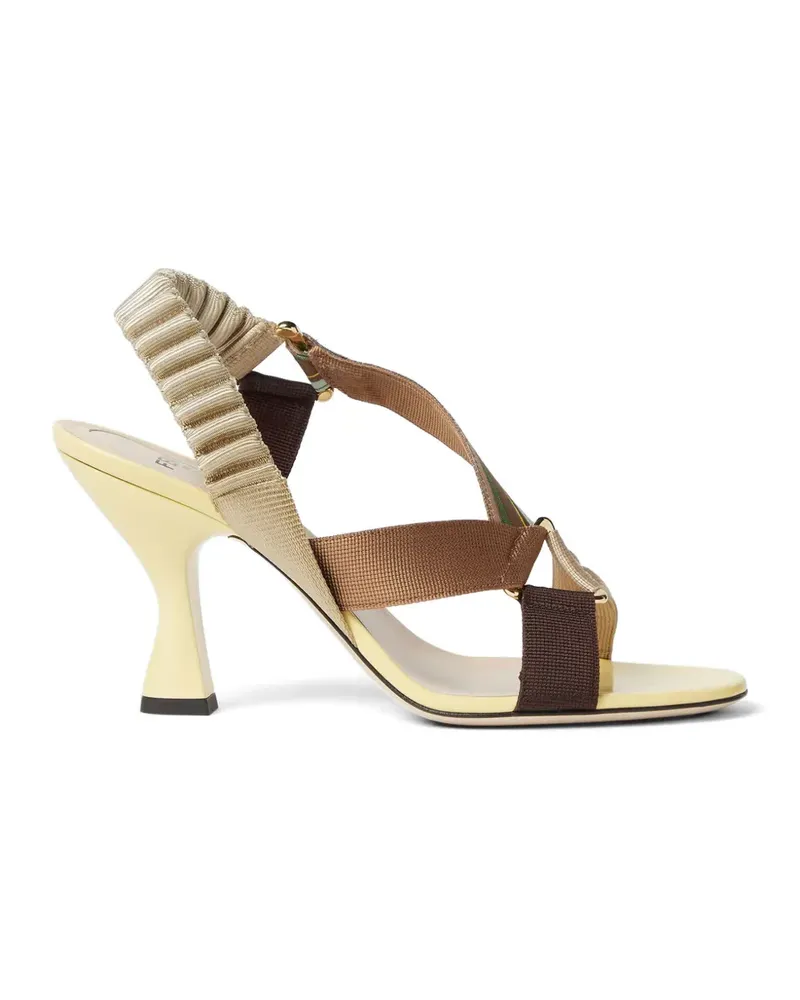 Fendi Iconic Colibrì sandals - Nude Nude