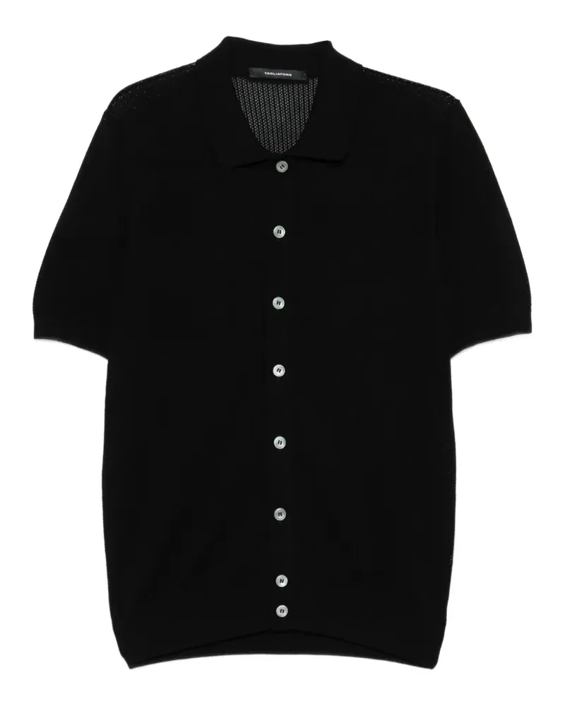 Tagliatore Tyron Hemd - Schwarz Schwarz