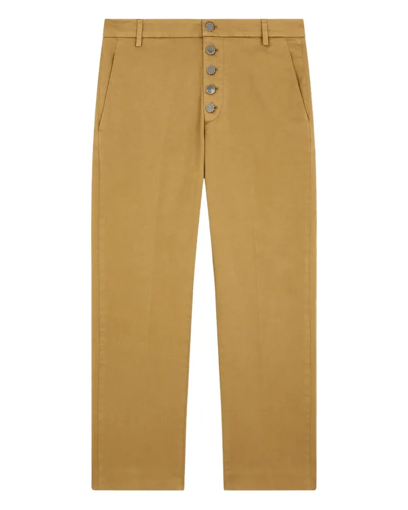 Dondup Hose mit Knöpfen - Braun Braun