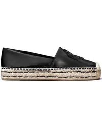 Tory Burch Espadrilles mit Logo-Patch Schwarz