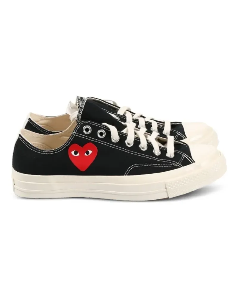 Comme des Garçons Sneakers mit Herzausschnitt - Schwarz Schwarz