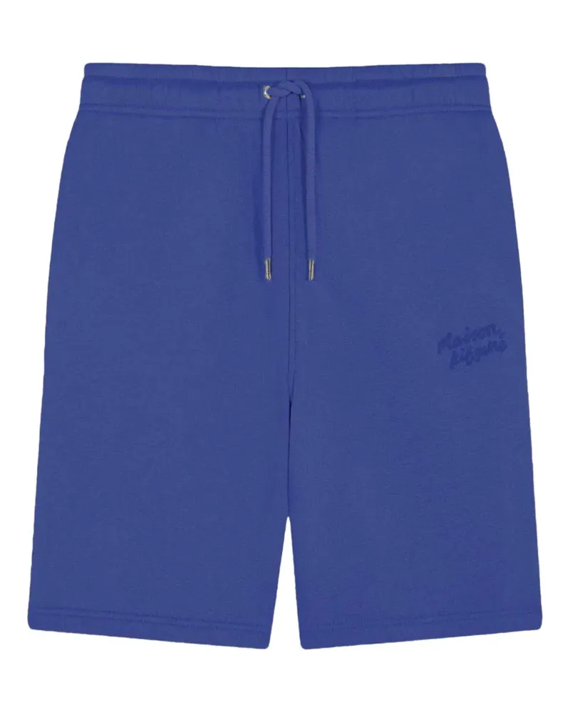 Kitsuné Shorts mit Kordelzug - Blau Blau
