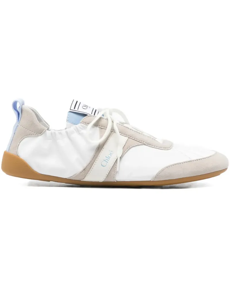 Chloé Kick Sneakers mit Schnürung - Weiß Weiß