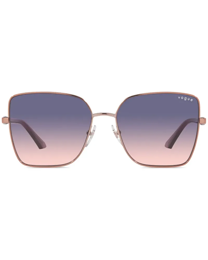 Vogue Sonnenbrille mit Oversized-Gestell - Gold Gold