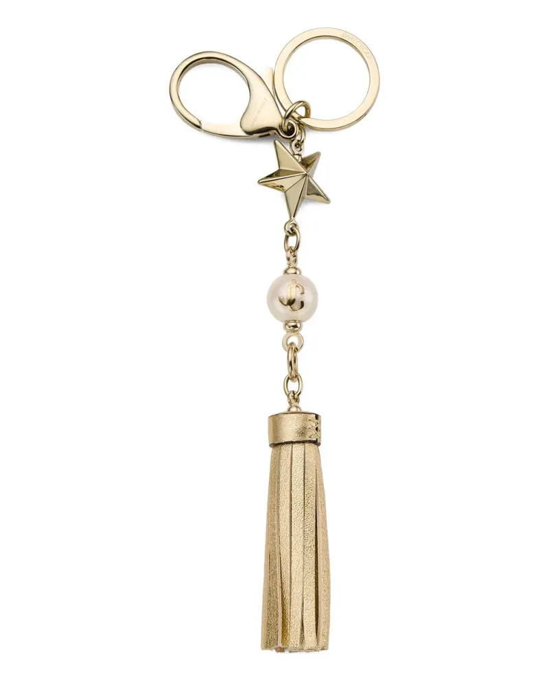 Jimmy Choo Schlüsselanhänger mit Sternquasten - Gold Gold