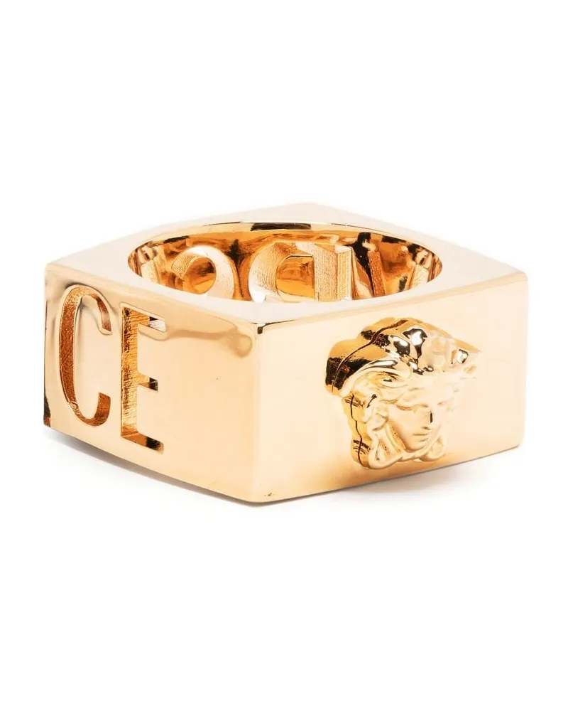 Versace Medusa logo ring - Gold Gold