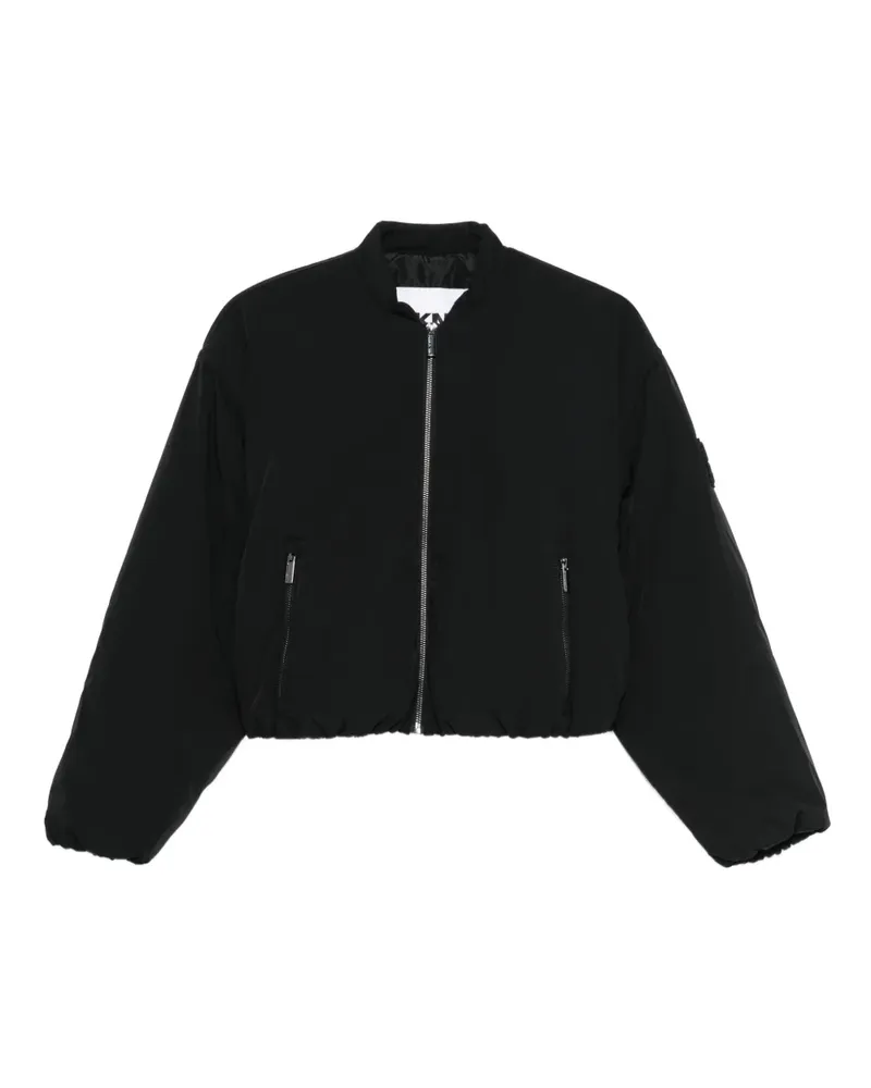 DKNY zip-up bomber jacket - Schwarz Schwarz