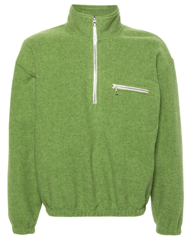 Rier Fleece-Sweatshirt Grün