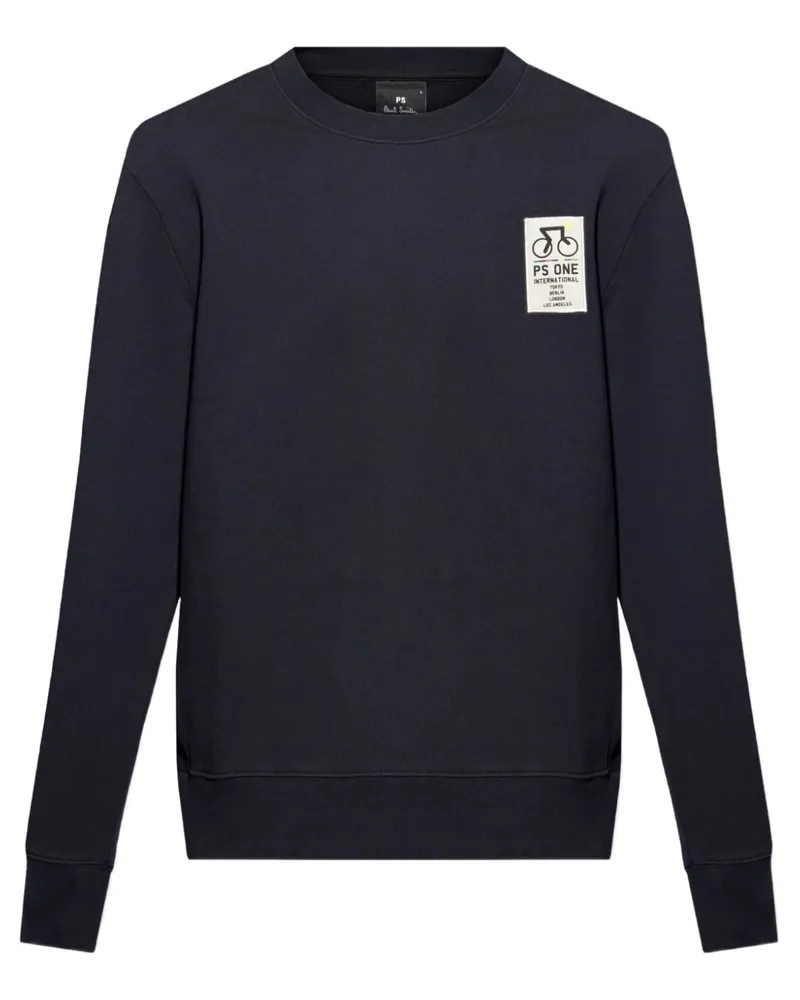Paul Smith Sweatshirt mit Patch-Detail Blau