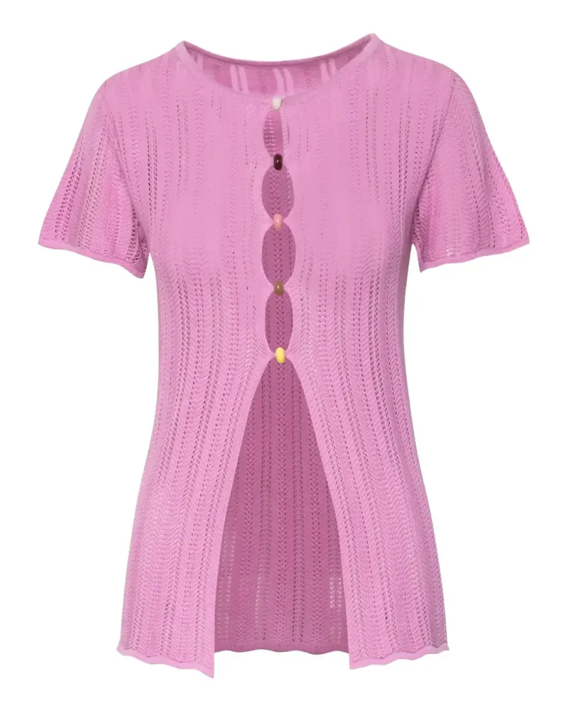 Baobab Collection Corsica T-Shirt mit rundem Ausschnitt - Rosa Rosa