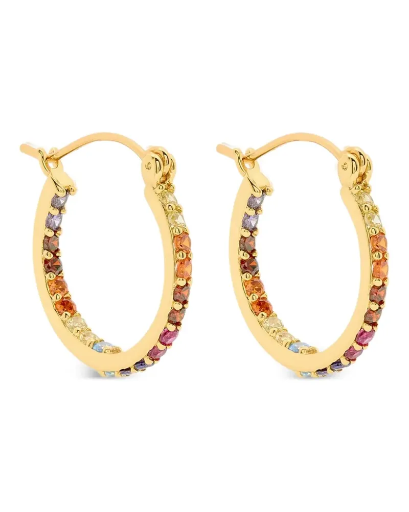 CRYSTAL HAZE Mini Serena Creolen mit Schmucksteinen - Gold Gold