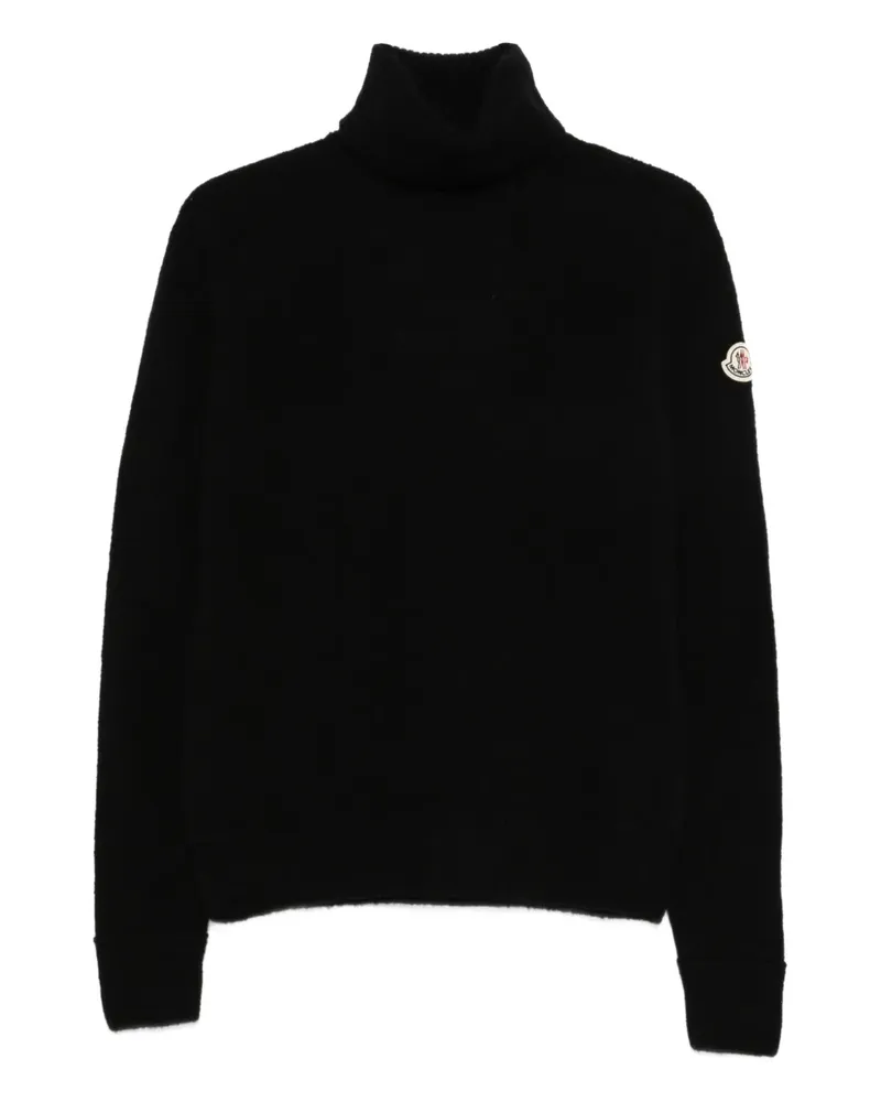 Moncler turtleneck long-sleeve sweater - Schwarz Schwarz