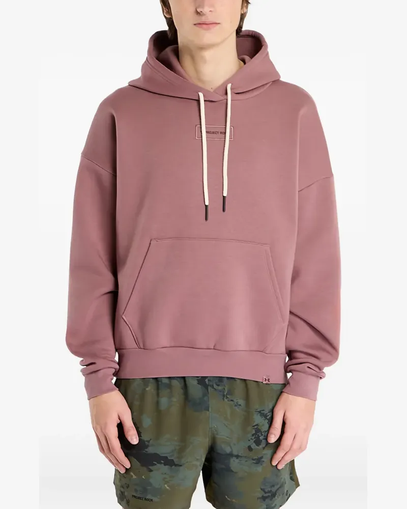 Under Armour Project Rock Icon Hoodie - Rosa Rosa