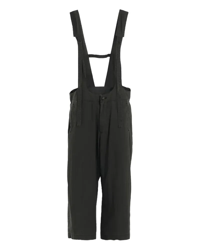 Yohji Yamamoto button-fastening overalls - Grau Grau