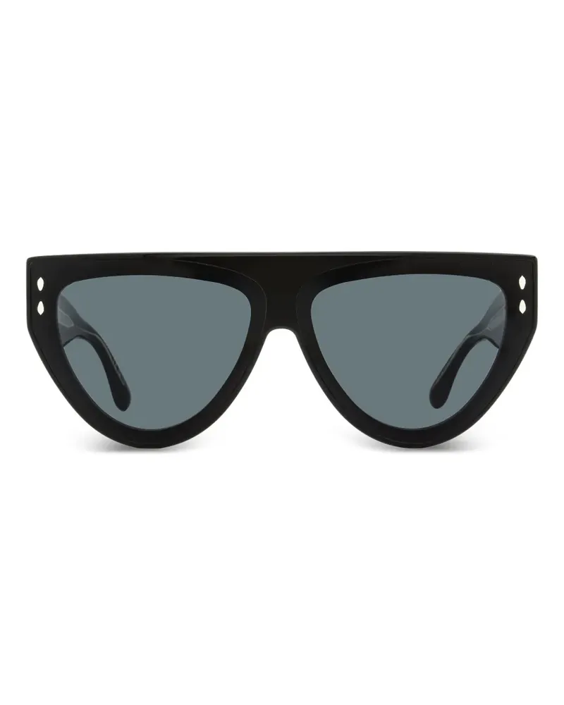 Isabel Marant Sonnenbrille mit Cat-Eye-Gestell - Schwarz Schwarz