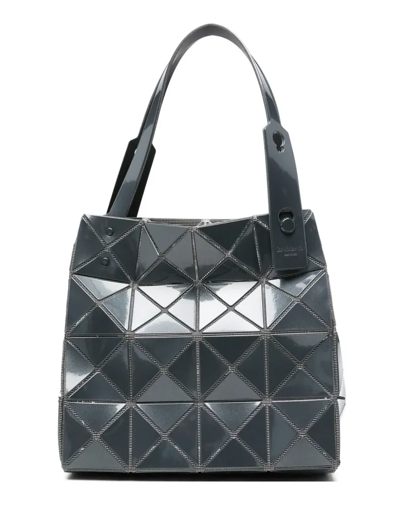 Issey Miyake Shopper mit geometrischen Einsätzen - Grau Grau