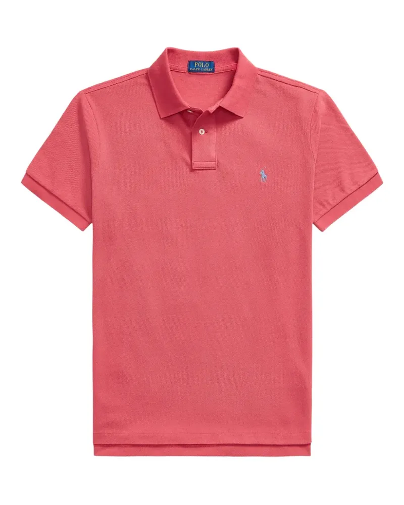Ralph Lauren Poloshirt mit Pony-Stickerei - Rot Rot