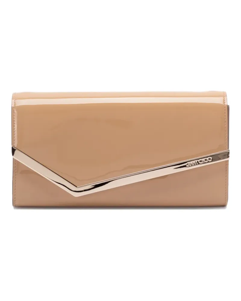 Jimmy Choo Emmie clutch bag - Nude Nude