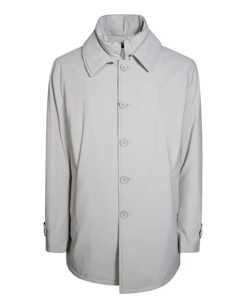 Herno impermeabile single-breasted coat - Grau Grau
