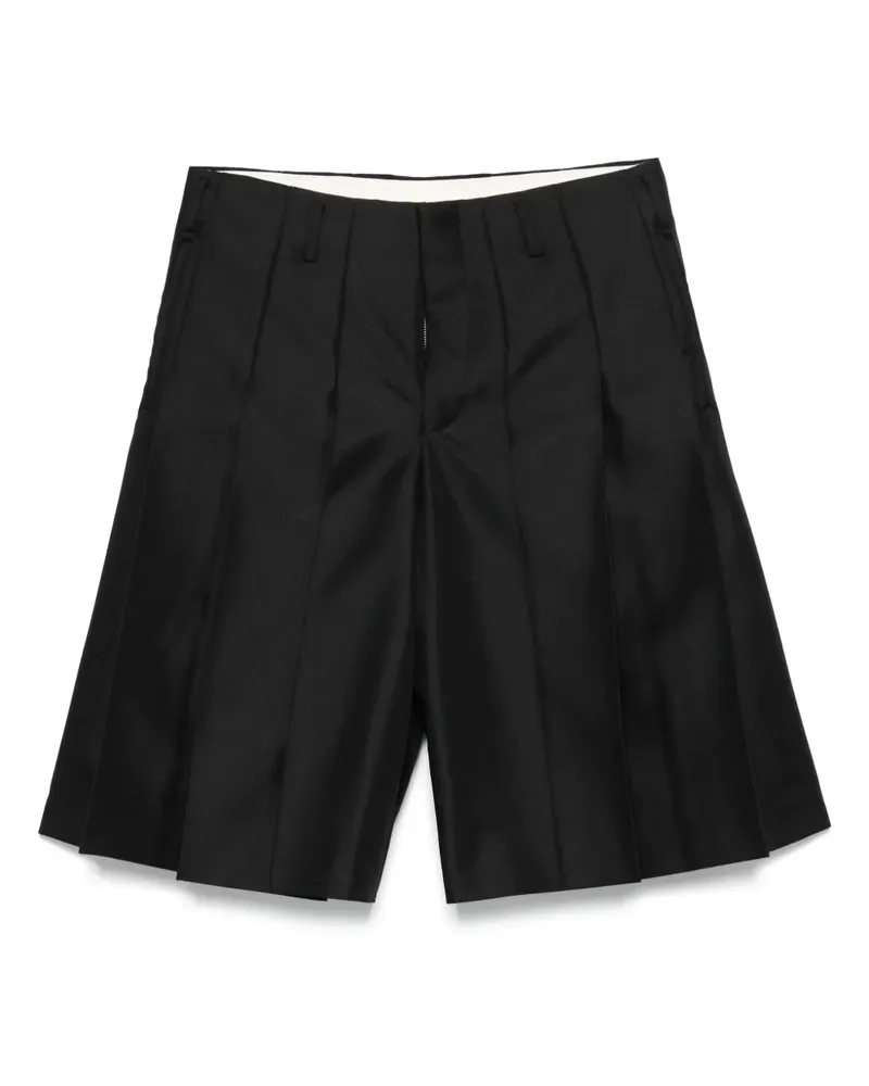 Comme des Garçons Shorts mit Bundfalten - Schwarz Schwarz
