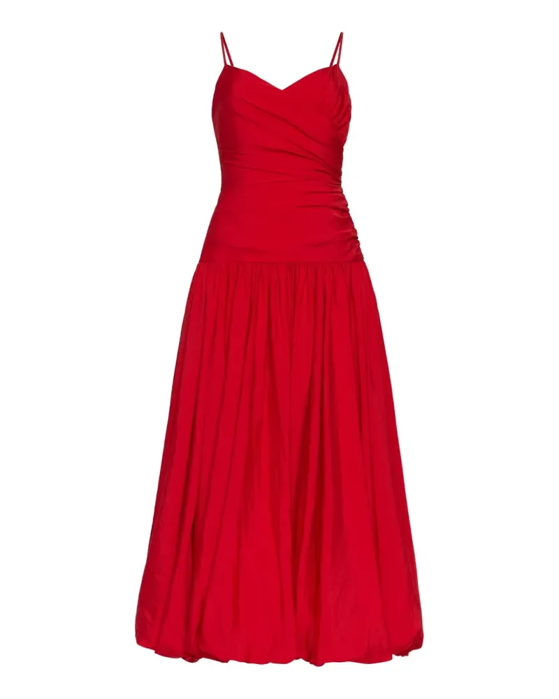 Cinq à Sept Fia draped midi dress - Rot Rot