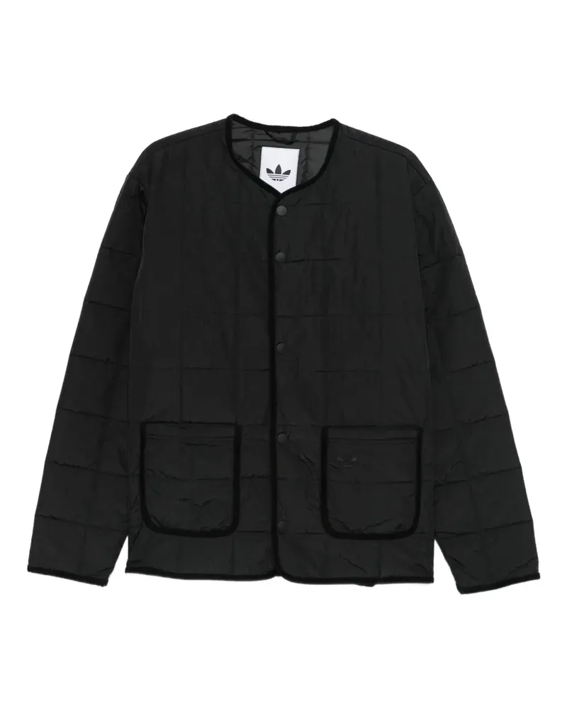 adidas Steppjacke mit Taschen - Schwarz Schwarz