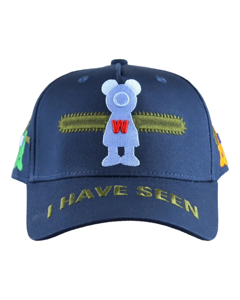 Walter van Beirendonck I Have Seen the Future Baseballkappe - Blau Blau