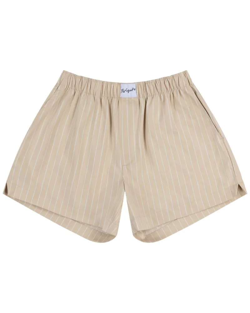 Axel Arigato Gestreifte Shorts - Nude Nude
