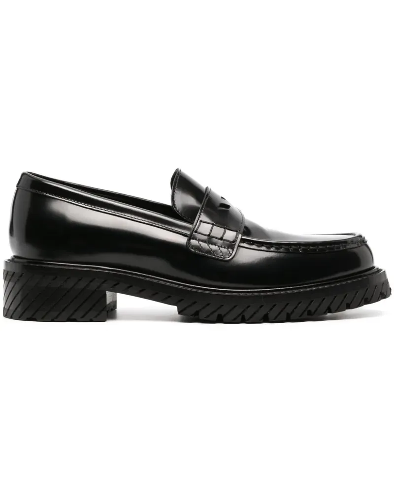 OFF-WHITE Loafer mit breiter Sohle - Schwarz Schwarz