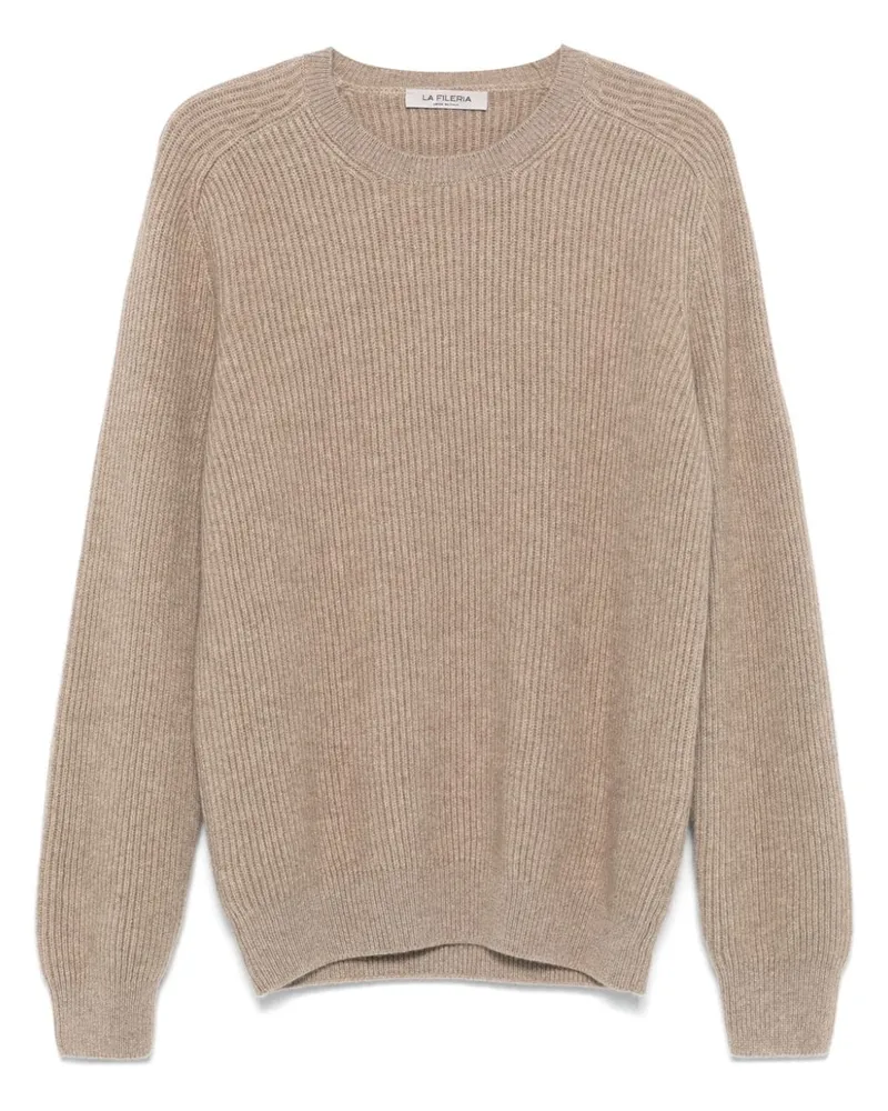La Fileria Klassischer Kaschmirpullover - Braun Braun