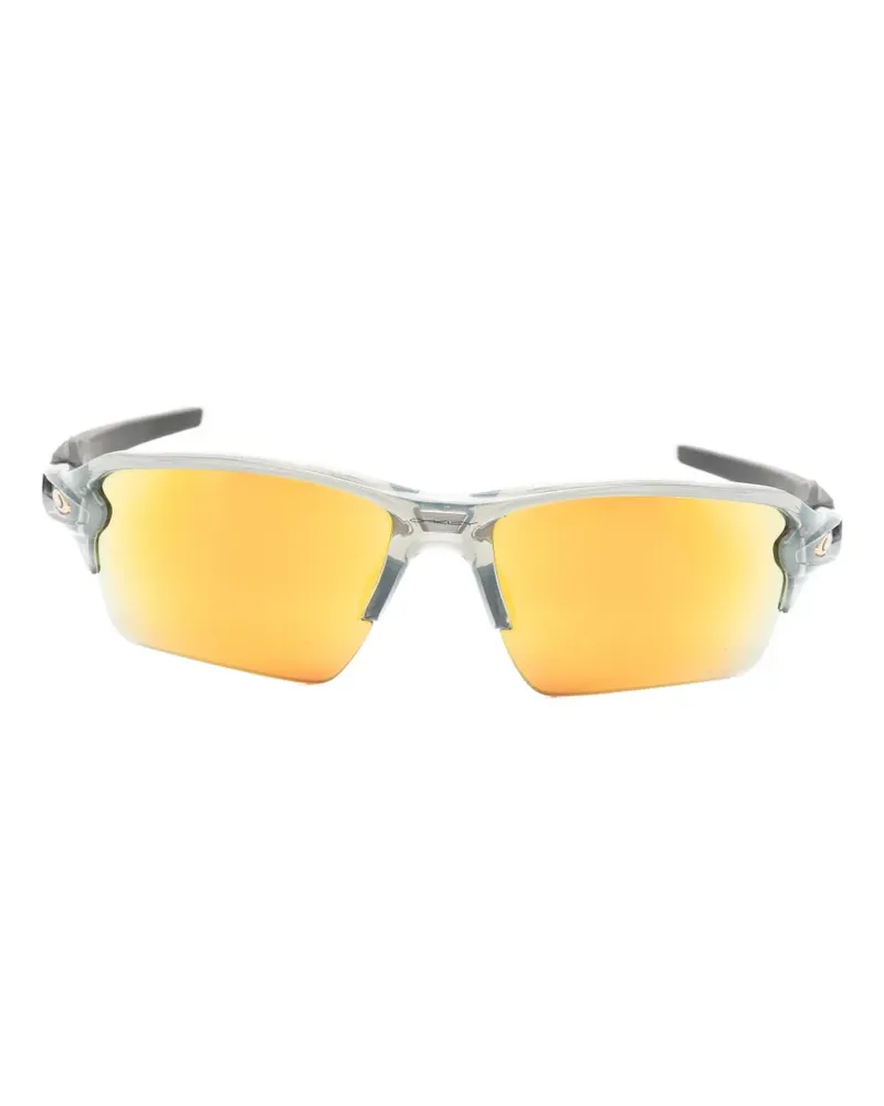 Oakley rectangle-frame sunglasses - Grau Grau