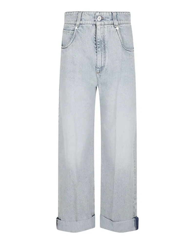 Brunello Cucinelli cuffed jeans - Blau Blau