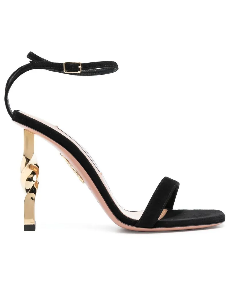 Aquazzura Twist Sandalen 105mm - Schwarz Schwarz