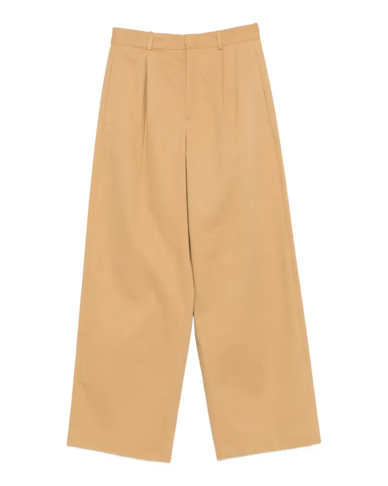 Loewe Bundfaltenhose mit weitem Bein - Nude Nude