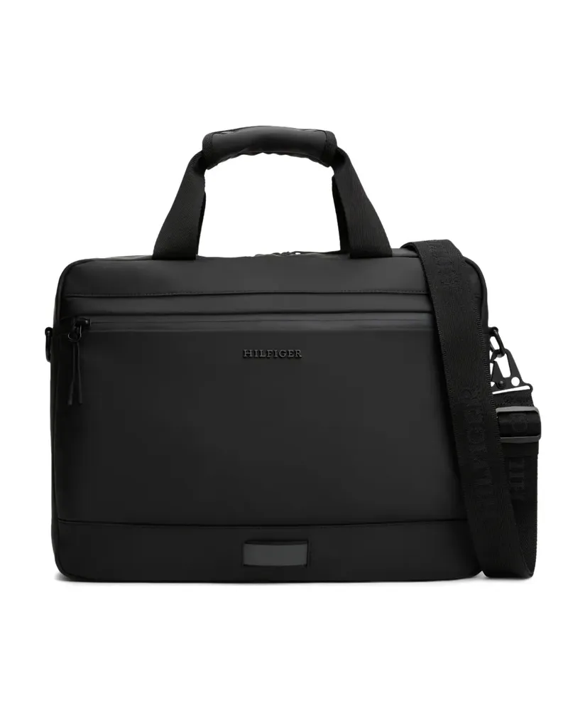 Tommy Hilfiger top-handle briefcase - Schwarz Schwarz