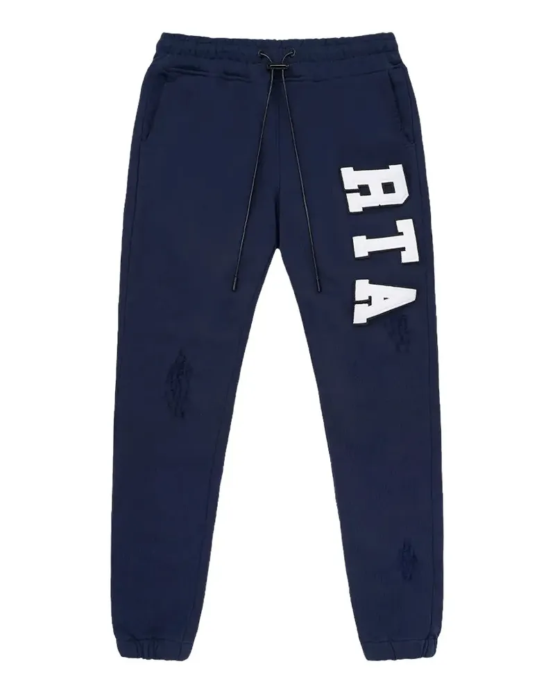RTA Owen Jogginghose im Distressed-Look - Blau Blau