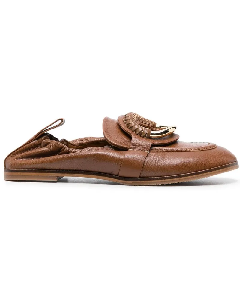 See by Chloé Loafer mit Ringdetail - Braun Braun