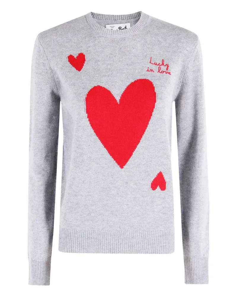 MC2 Saint Barth Pullover mit New Queen-Stickerei - Grau Grau