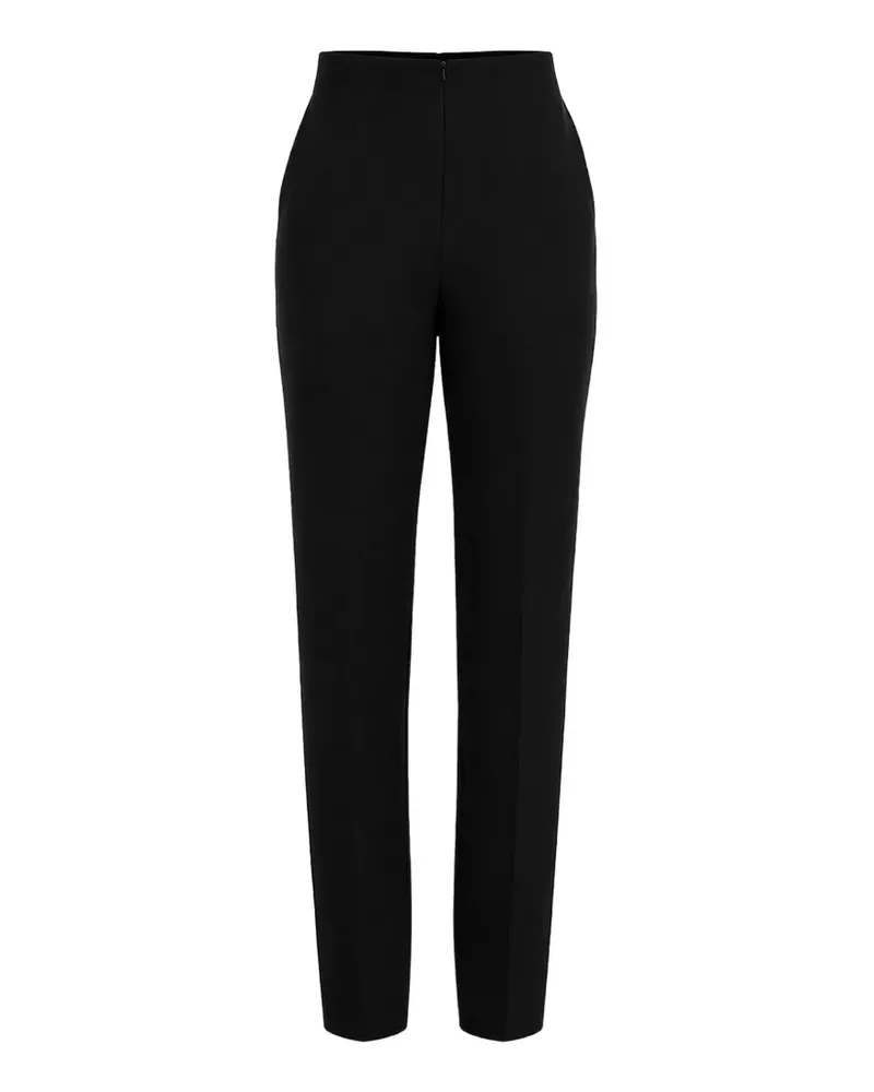 Emporio Armani concealed-fastening trousers - Schwarz Schwarz