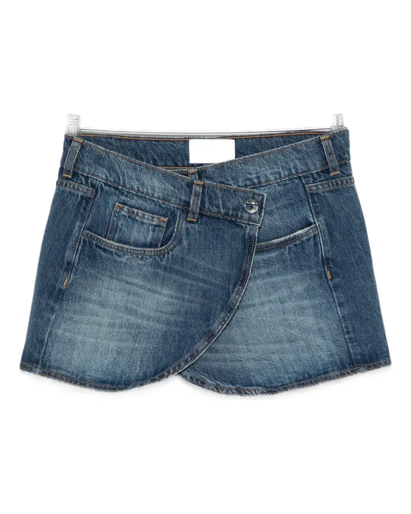 COPERNI wrap-design denim skirt - Blau Blau