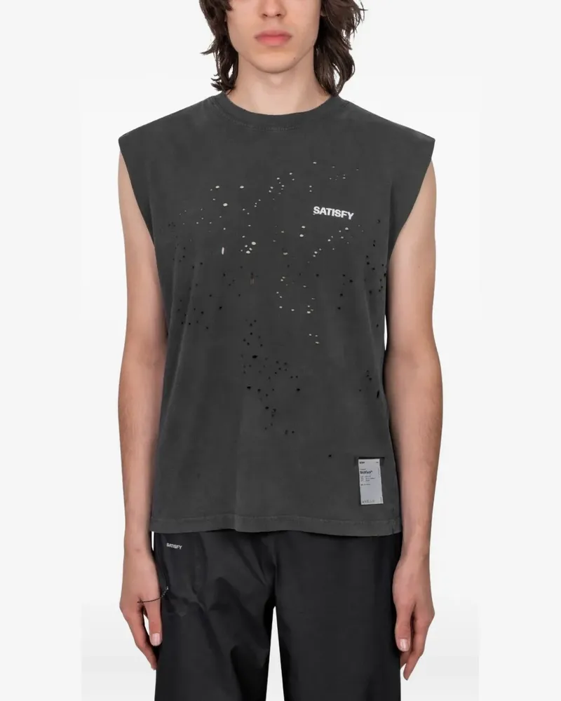 Satisfy MothTech™ Muscle Tee T-Shirt - Schwarz Schwarz